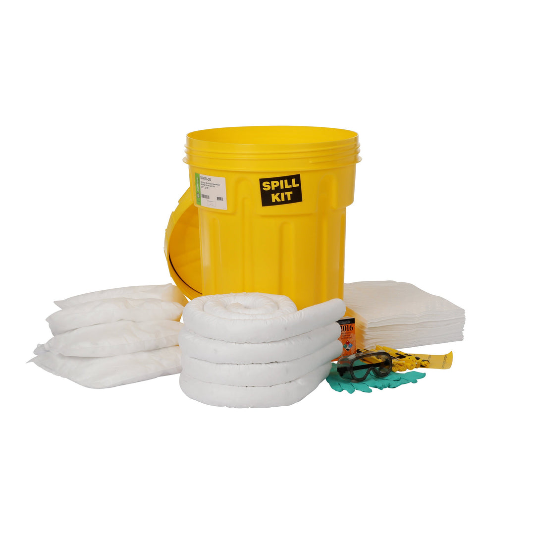 30-gallon Oil-only spill kit drum front