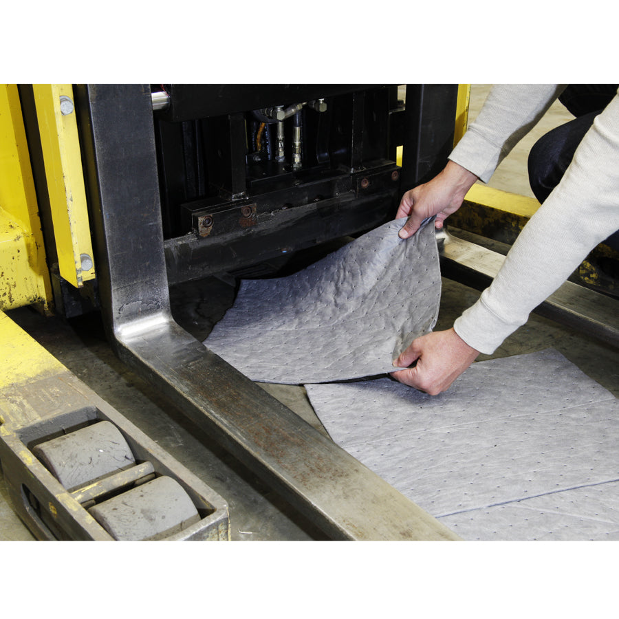 Universal Absorbent Pads Forklift Spill Cleanup