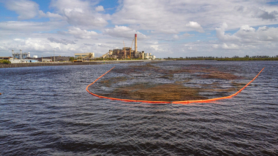 Oil Containment Boom oil spill power plant