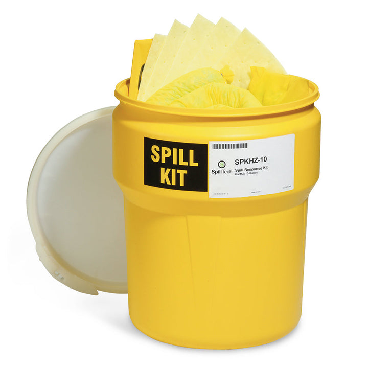 10-gallon HazMat spill kit drum