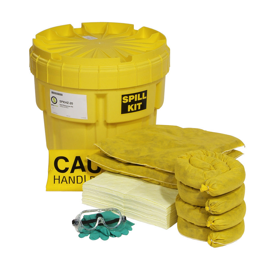 20-gallon HazMat spill kit drum