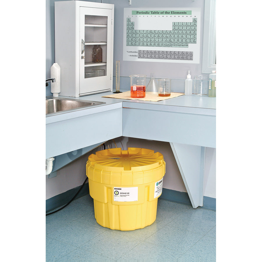 20-gallon HazMat spill kit in Lab