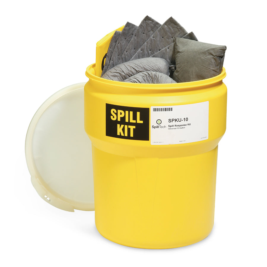 10-gallon Universal spill kit drum