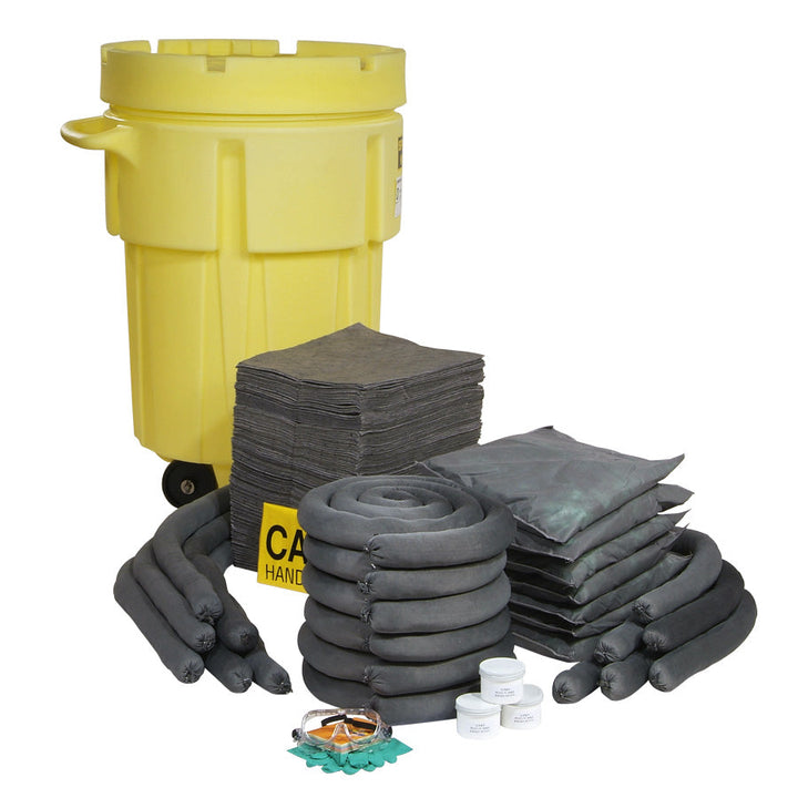 95-gallon Universal spill kit with wheels