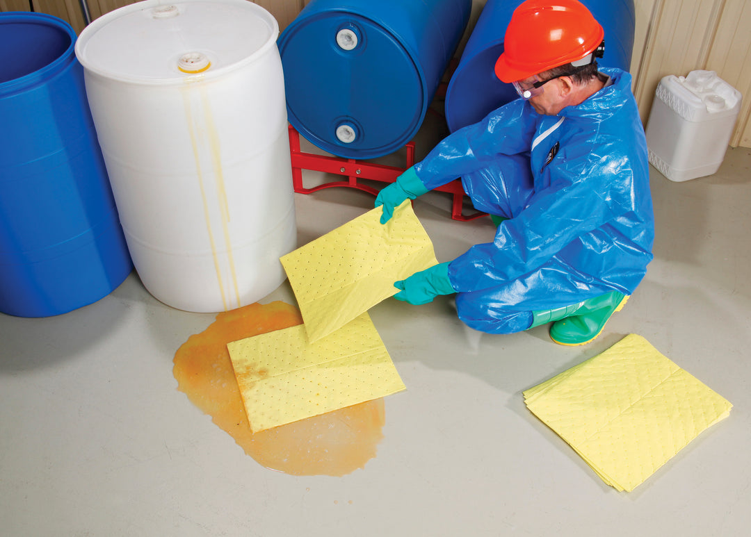 HazMat Absorbent Pad Spill Cleanup