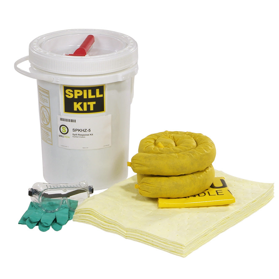5-gallon HazMat spill kit bucket