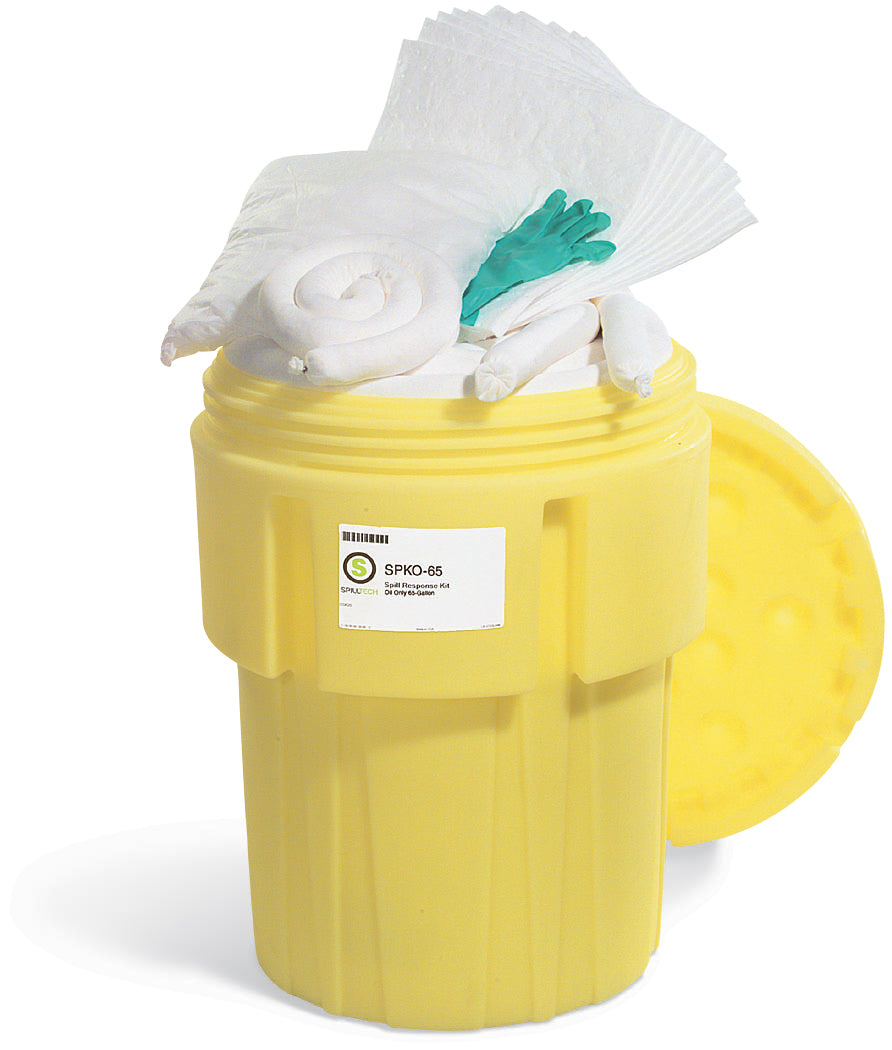 65-gallon Oil-only spill kit
